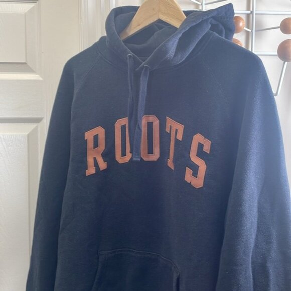 Roots Classic Varsity Cozy Hoodie Blue - Picture 2 of 7